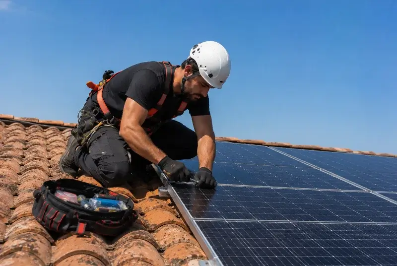 Maintenance et monitoring de panneaux solaires à Saint-Sorlin-de-Vienne