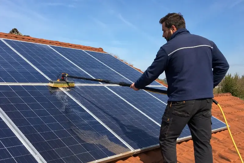 Nettoyage et entretien de panneaux solaires à Saint-Sorlin-de-Vienne